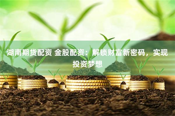 湖南期货配资 金股配资：解锁财富新密码，实现投资梦想
