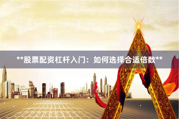 **股票配资杠杆入门：如何选择合适倍数**